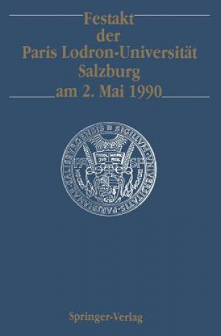 Festakt Der Paris Lodron-Universitat Salzburg am 2. Mai 1990