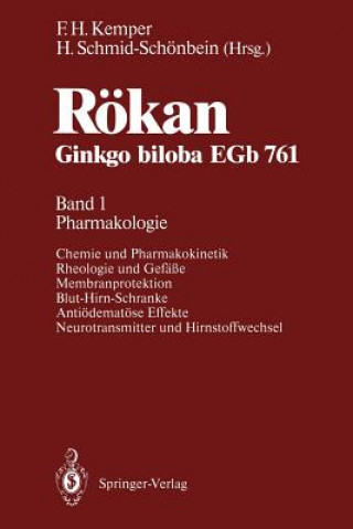Rökan Ginkgo biloba EGb 761 (Fritz H. Kemper,Holger Schmid-Schönbein,C. Ebenezer)(Brožovaná)