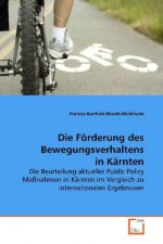 Die Förderung des Bewegungsverhaltens in Kärnten