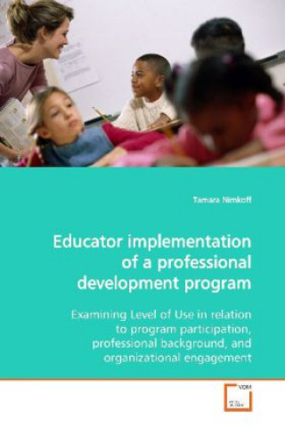 Educator implementation of a professional  development program