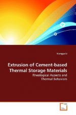 Extrusion of Cement-based Thermal Storage Materials