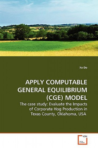 Apply Computable General Equilibrium (Cge) Model