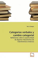 Categorias verbales y cambio categorial