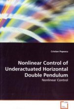Nonlinear Control of Underactuated Horizontal Double Pendulum