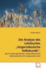 Die Analyse des Lehrbuches  Ungarndeutsche Volkskunde ,