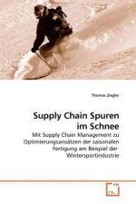 Supply Chain Spuren im Schnee