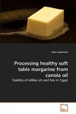 Processing healthy soft table margarine from canola oil