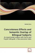 Concreteness Effects and Semantic Overlap of Bilingual Subjects