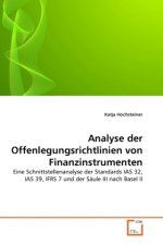 Analyse der Offenlegungsrichtlinien von Finanzinstrumenten