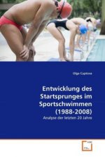 Entwicklung des Startsprunges im Sportschwimmen (1988-2008)