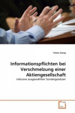 Informationspflichten bei Verschmelzung einer Aktiengesellschaft