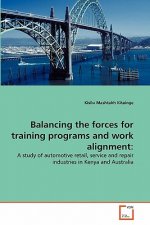 Balancing the forces for training programs and work alignment