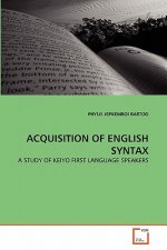 Acquisition of English Syntax
