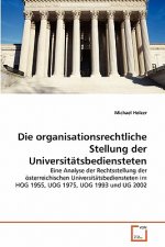 organisationsrechtliche Stellung der Universitatsbediensteten