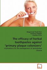 efficacy of herbal toothpastes against primary plaque colonizers