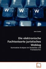 elektronische Fachtextsorte juristisches Weblog