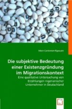 Die subjektive Bedeutung einer Existenzgründung im Migrationskontext