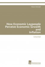 How Economic Laypeople Perceive Economic Growth and Inflation