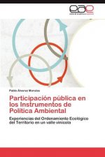 Participacion Publica En Los Instrumentos de Politica Ambiental