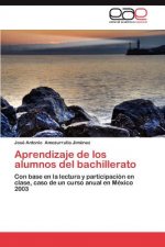 Aprendizaje de Los Alumnos del Bachillerato