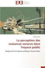 La Perception Des Nuisances Sonores Dans l'Espace Public