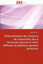 Determinatio facteurs conversion dus a l'emission directe et retro diffusee photons gamma terrestres