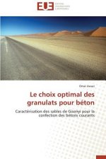 choix optimal des granulats pour beton