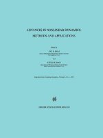 Advances in Nonlinear Dynamics: Methods and Applications
