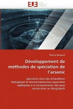 D veloppement de M thodes de Sp ciation de l''arsenic