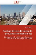 Analyse directe de traces de polluants atmospheriques
