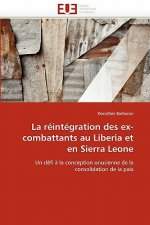 La R int gration Des Ex-Combattants Au Liberia Et En Sierra Leone