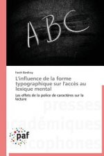 L'Influence de la Forme Typographique Sur l'Acces Au Lexique Mental