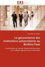 Gouvernance Des Institutions Universitaires Au Burkina Faso