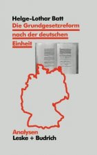 Die Grundgesetzreform Nach Der Deutschen Einheit