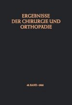 Ergebnisse der Chirurgie und Orthopädie