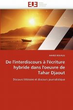 de l'Interdiscours   l' criture Hybride Dans l'Oeuvre de Tahar Djaout