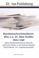 Bundesnachrichtendienst. Was u.a. Dr. Max Stadler dazu sagt