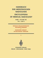 Spezielle Strahlentherapie Maligner Tumoren / Radiation Therapy of Malignant Tumours