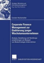 Corporate Finance Management Zur Etablierung Junger Wachstumsunternehmen