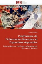 L''inefficience de l''information financiere et l''hypothese regulatoire