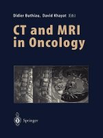 CT and MRI in Oncology