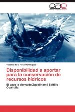 Disponibilidad a Aportar Para La Conservacion de Recursos Hidricos