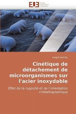 Cinetique de detachement de microorganismes sur l''acier inoxydable