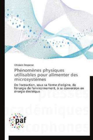 Phénom?nes physiques utilisables pour alimenter  des microsyst?mes