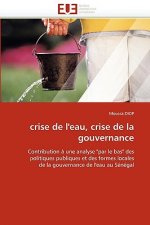 Crise de l''eau, Crise de la Gouvernance