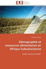 D mographie Et Ressources Alimentaires En Afrique Subsaharienne