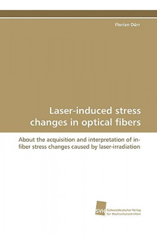Laser-Induced Stress Changes in Optical Fibers