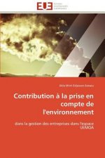 Contribution a la prise en compte de l'environnement