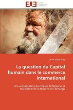 Question Du Capital Humain Dans Le Commerce International