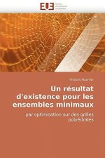 resultat d''existence pour les ensembles minimaux